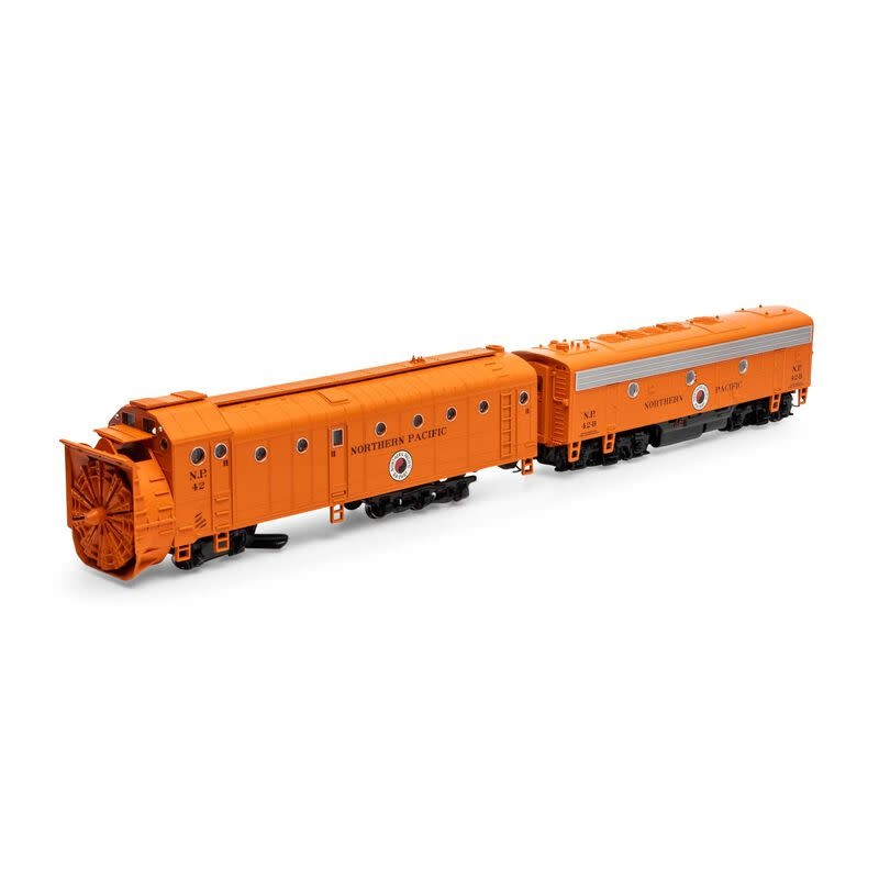 93827 HO Rotary Snowplow & F7B NP #42/#42-B