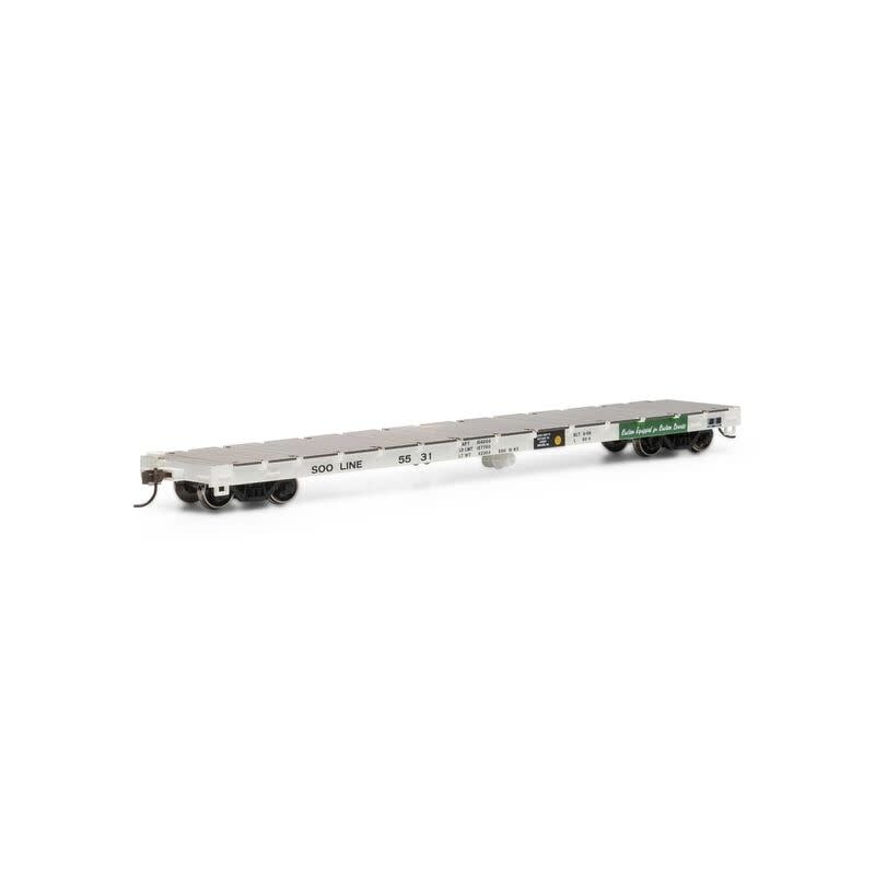 92687 HO RTR 60' Flat SOO #5531