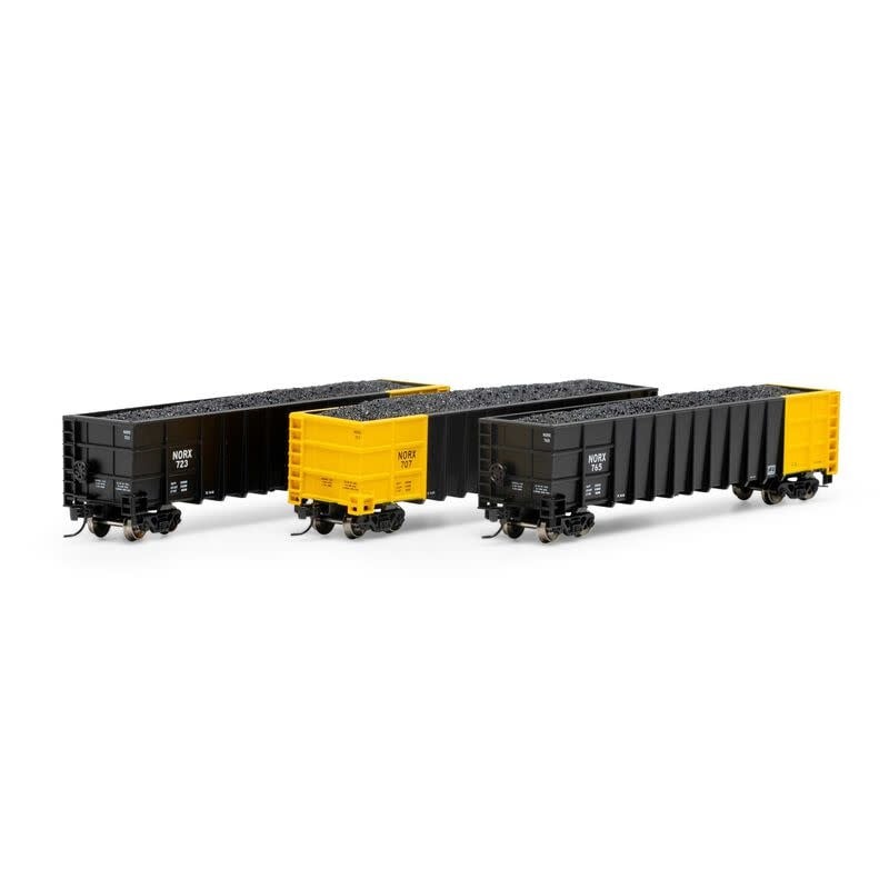 3889 N Thrall High Side Gondola w/ Load NORX #1 (3)