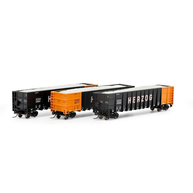 3879 N Thrall High Side Gondola w/ Load HZGX #3 (3)