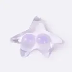 Tabasquishy Glitter Clear and Purple Starfish Taba Squishy