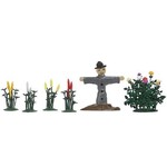 Busch 1233 Scarecrow & Flowers