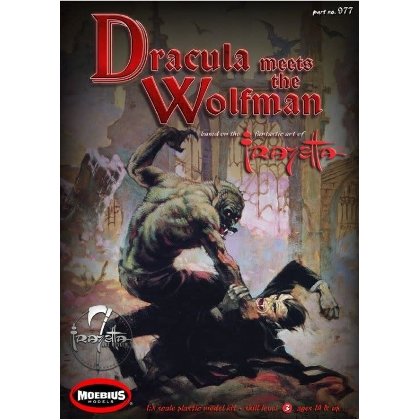 Moebius 977 Dracula Meets The Wolfman 1/8