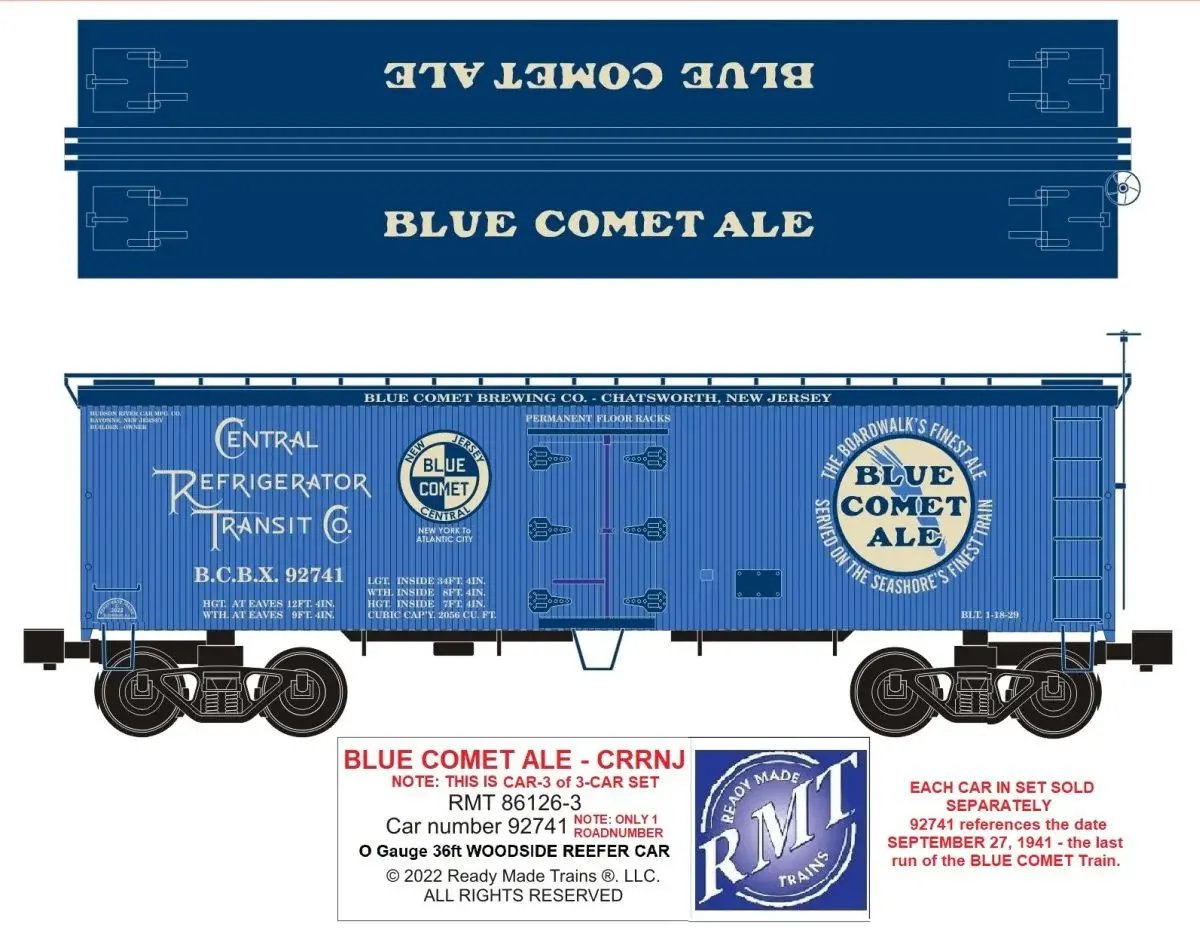 861263 O Woodside Reefer Blue Comet
