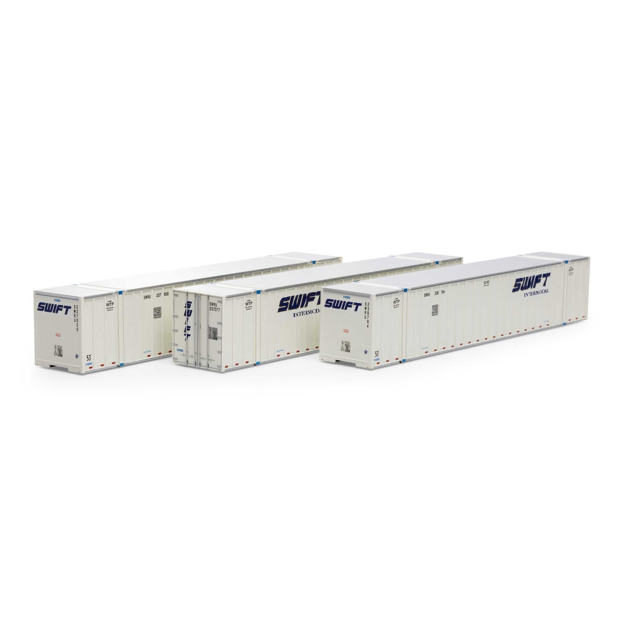 40123 HO RTR 53' Stoughton Containers, Swift # 2 (3)