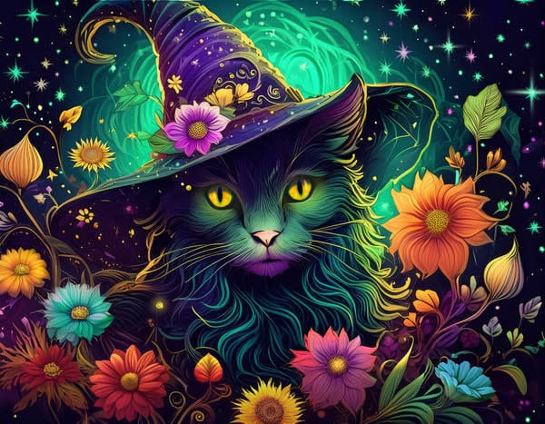 3311256 Enchanted Cat 1000 Piece Puzzle