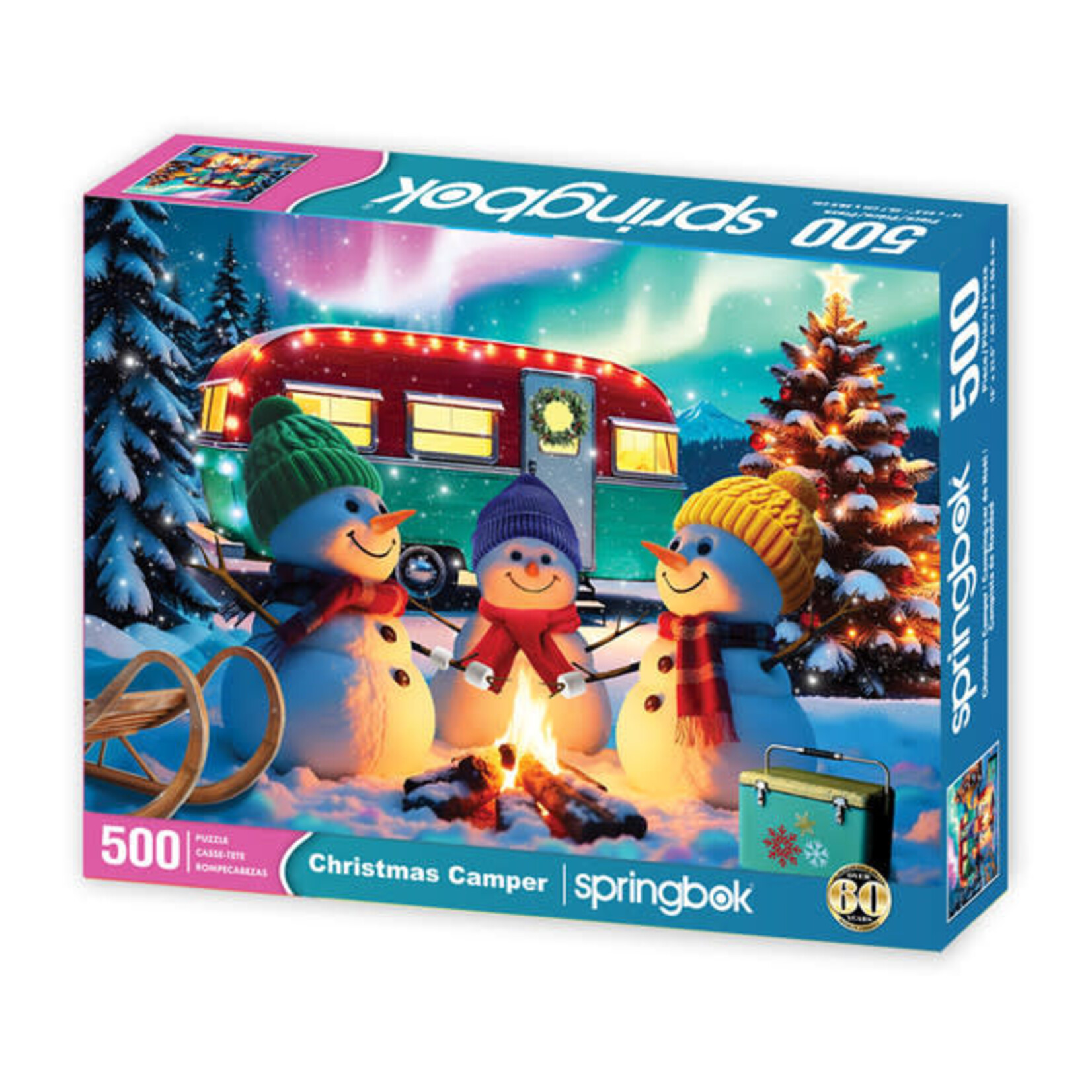 Springbok 3401758 Christmas Camper 500 Piece Puzzle