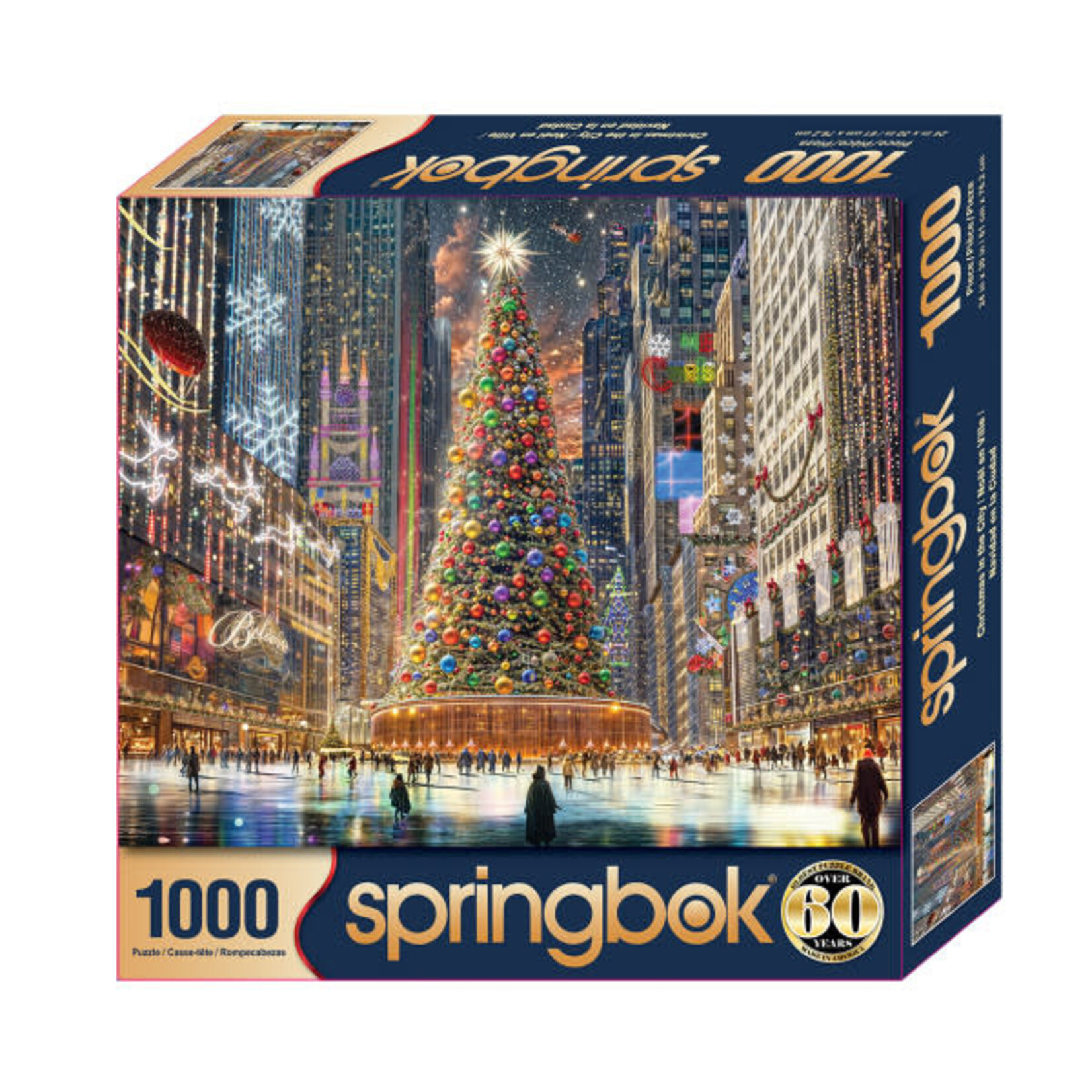 Springbok Christmas in the City 1000 Piece Puzzle