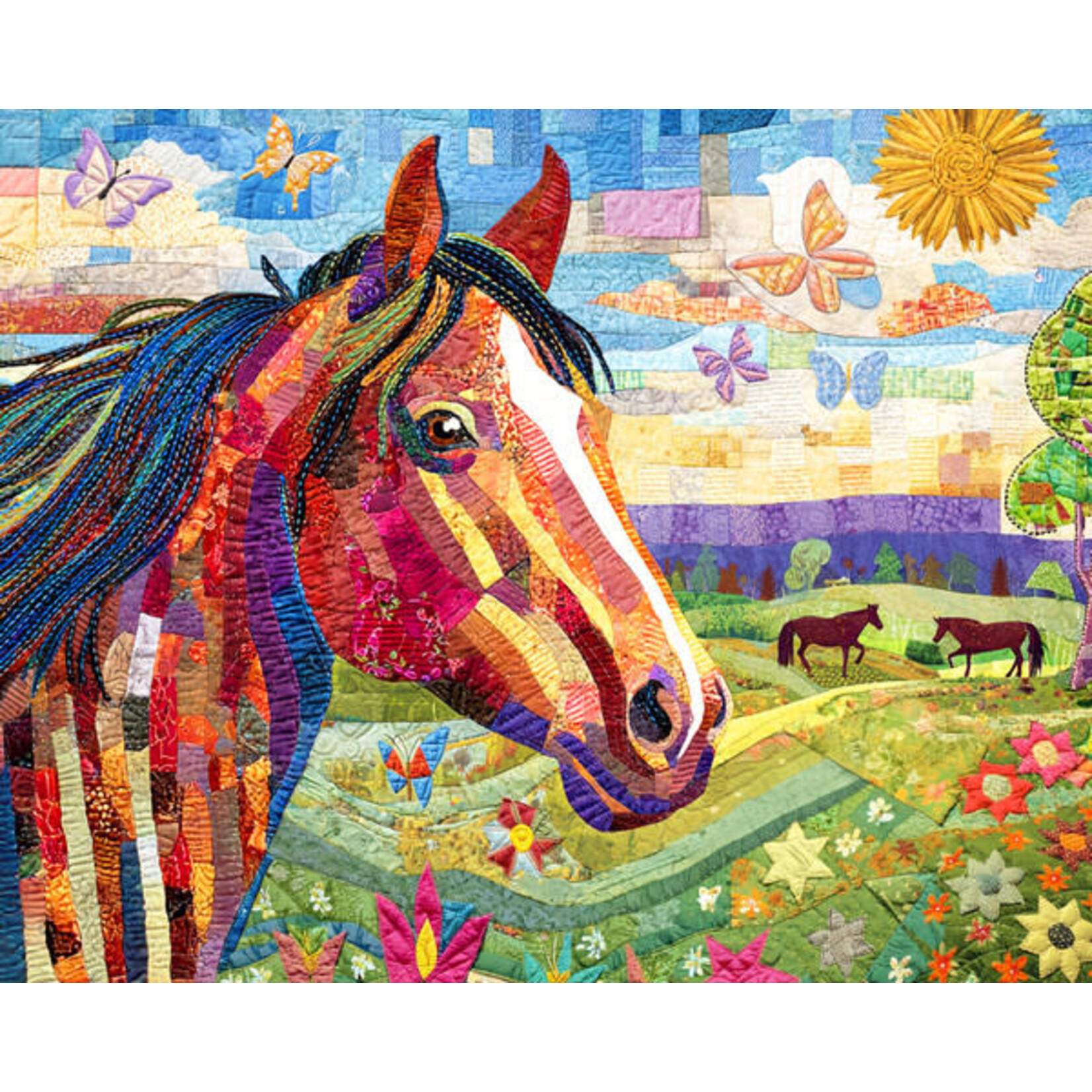 Springbok Patchwork Pony 1000 Piece Puzzle