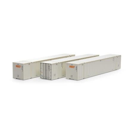 40129 HO Stoughton Containers - Schneider #2 - 3 Pack