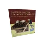 John Hansen Company 104916 11 Inch Wood 7 In 1 Game Set