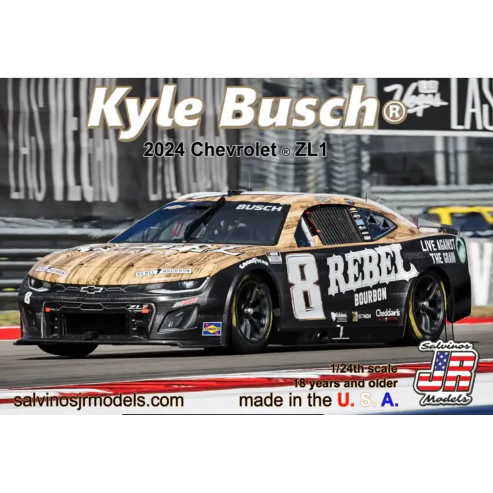Salvinos 2025KBA Kyle Busch 2025 NASCAR 2024 Chev Camaro ZLI Rebel