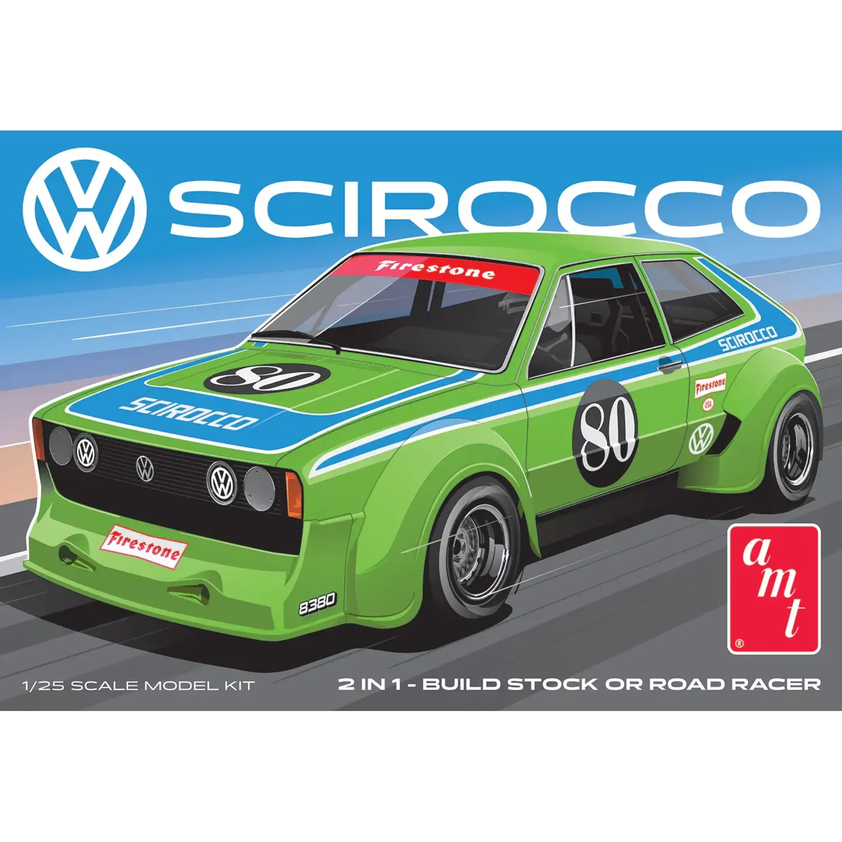 AMT 1476 1/25 VW Scirocco T/A Champ Car 2 in 1