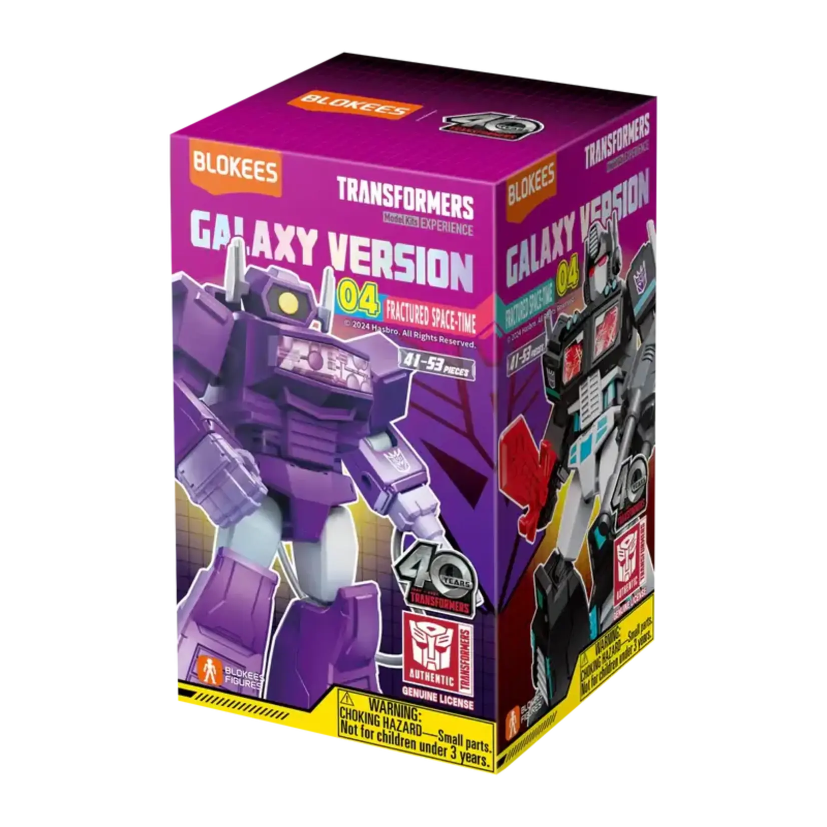 Blokees 71104 Transformers Galaxy Wave 4 Fractured Space and Time