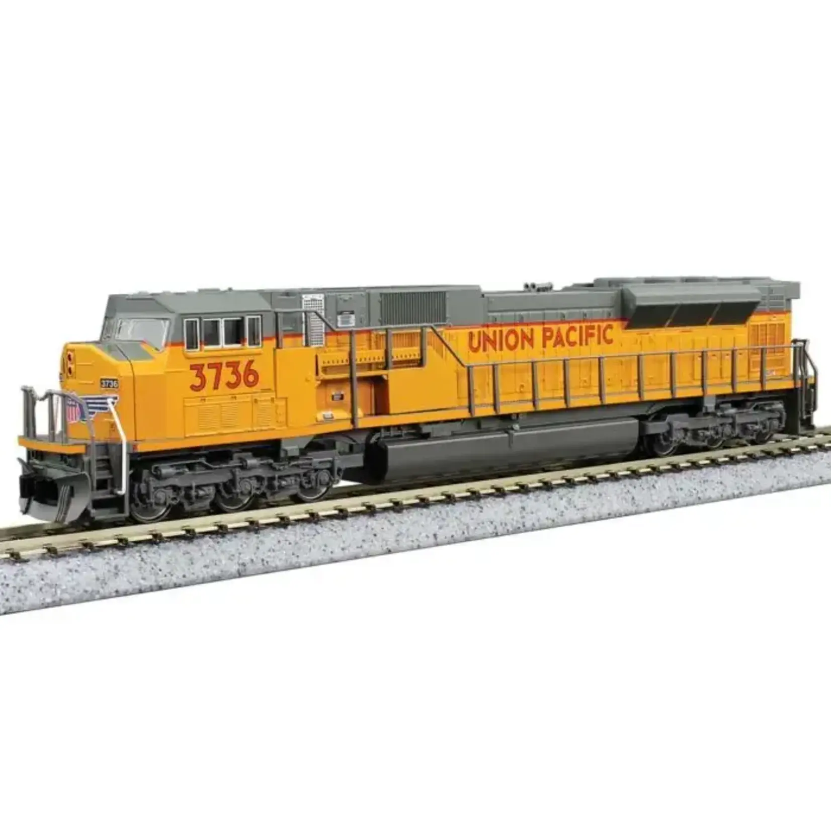 Kato 1765624S N SD90/43MAC Diesel Union Pacific #3736 w/ DCC & Sound