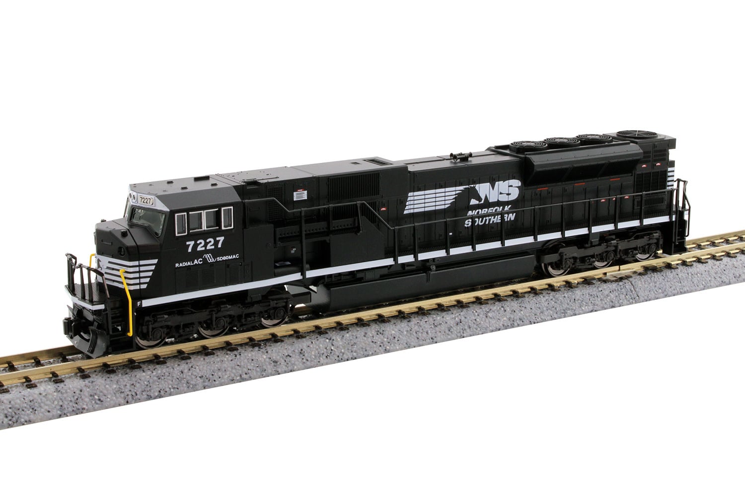 1765518S N SD80MAC NS #7227 Set w/ DCC & Sound
