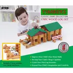 John Hansen Company 106407 Timbers 170pc Builders Logs