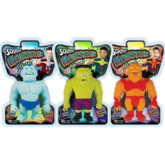 4306 Squish Monsters 6inch Assorted