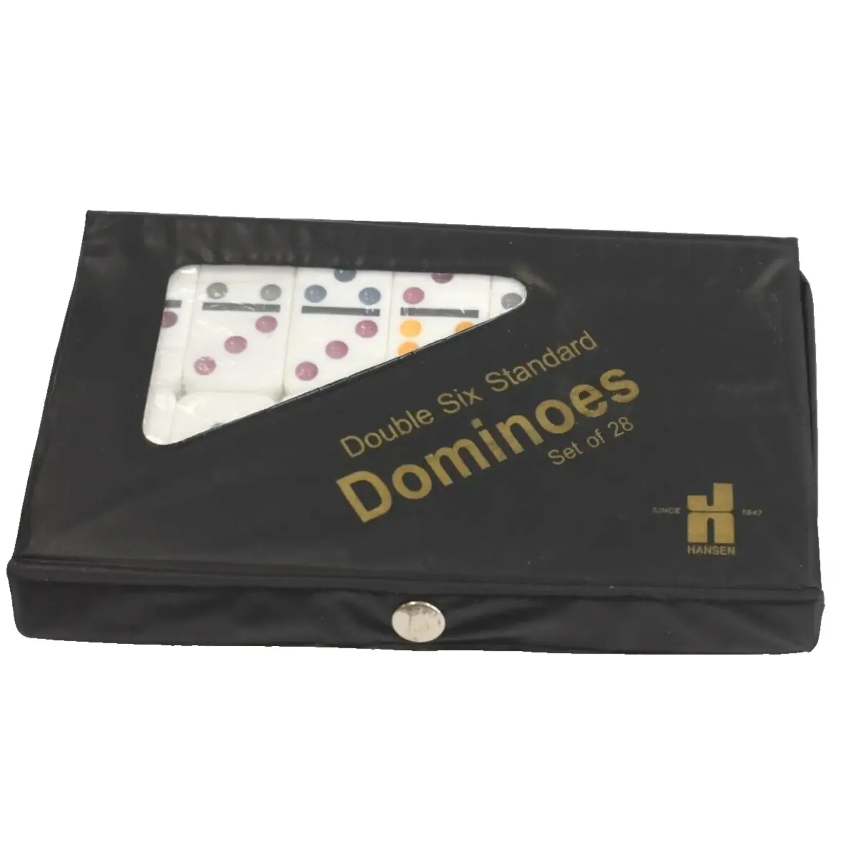 John Hansen Company 506 Double Six Standard Dominos Set of 28