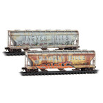 Micro Trains Line 98305105 N AEX Andersons Company / ex-Wagner Mills Weathered 2-PK