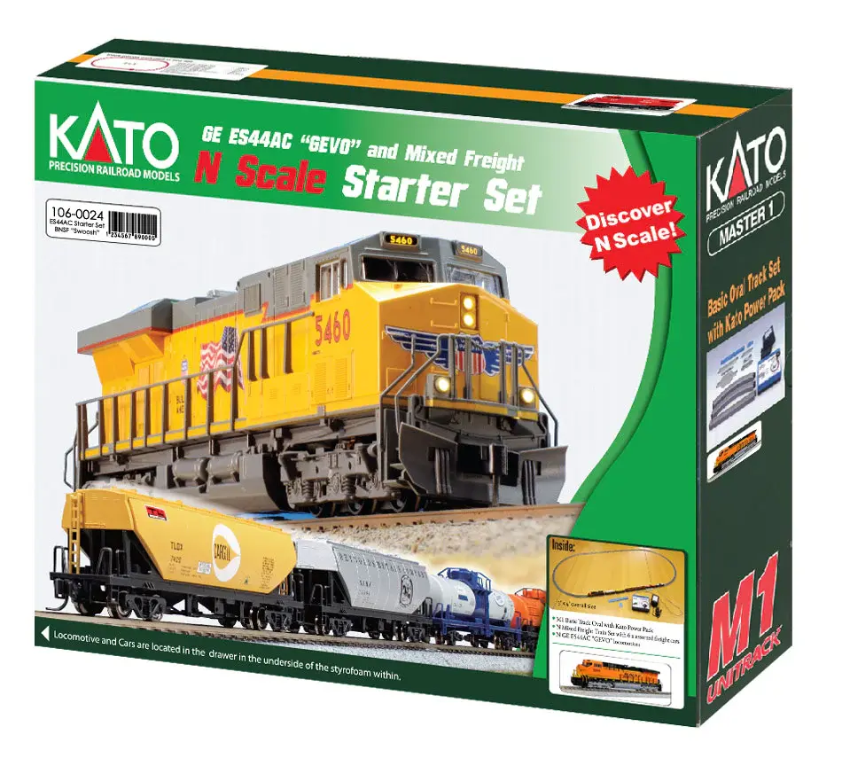1060024 N BNSF ES44AC Freight Starter Set