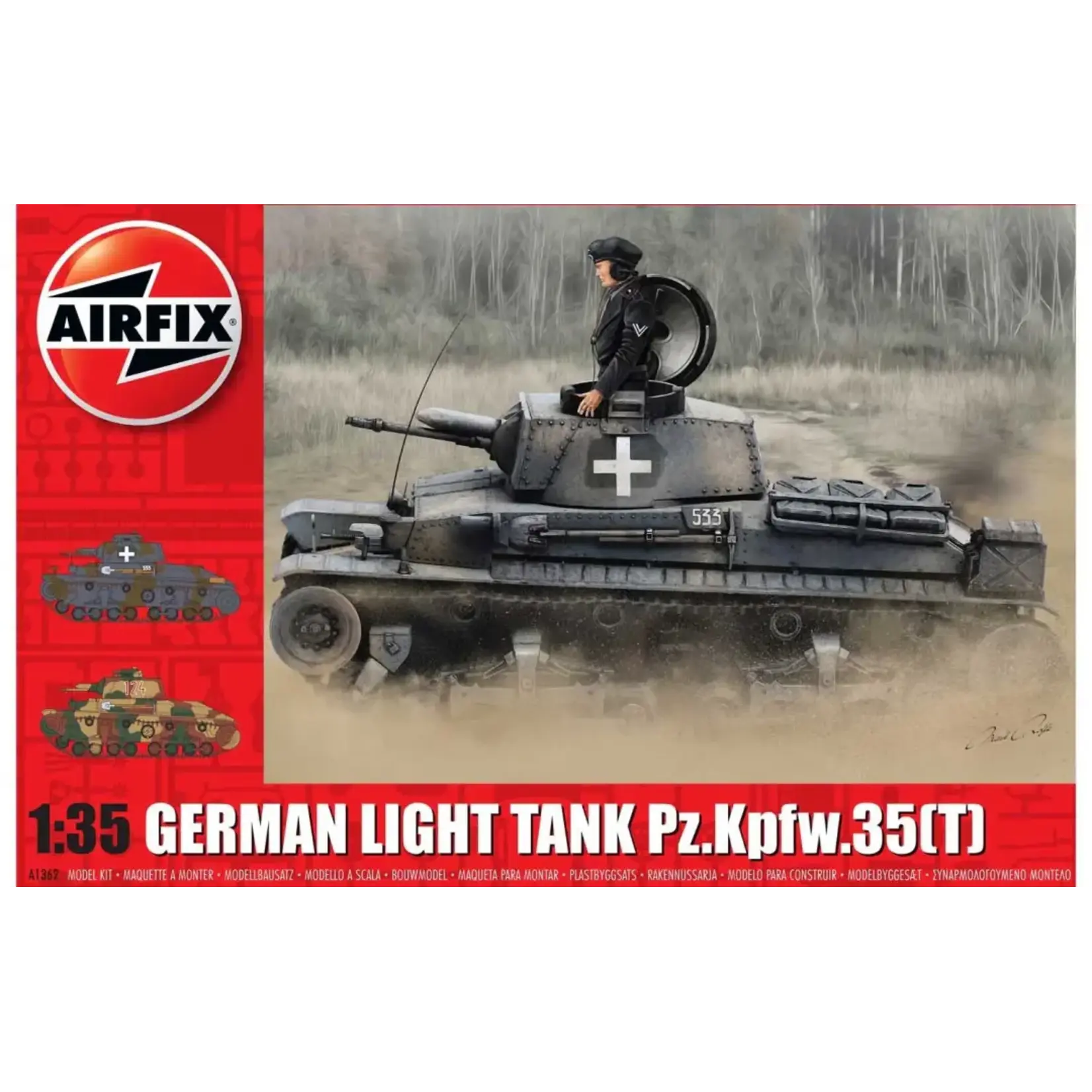 Airfix 1362 1/35 German PzKpfw 35(t) Light Tank