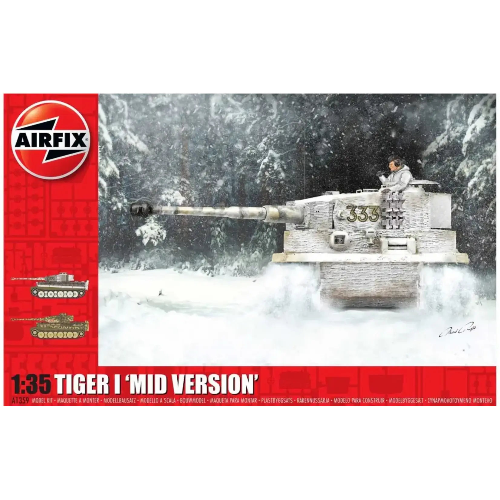 Airfix 1359 1/35 Tiger I Mid Version Tank
