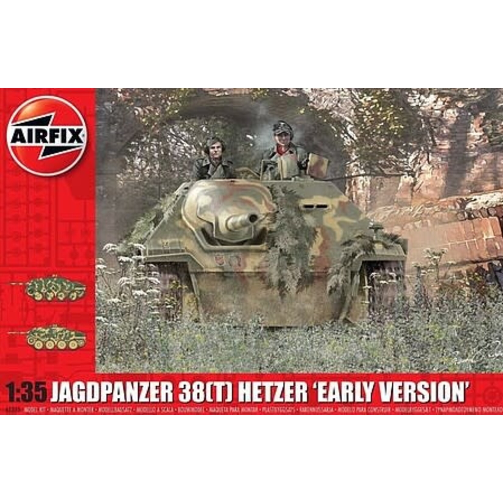 Airfix 1355 1/35 Jagdpanzer 38(t) Hetzer Early Version Tank