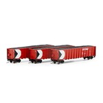 Athearn 3882 N Thrall High Side Gondola w/ Load CPR 3 - 3 Pack