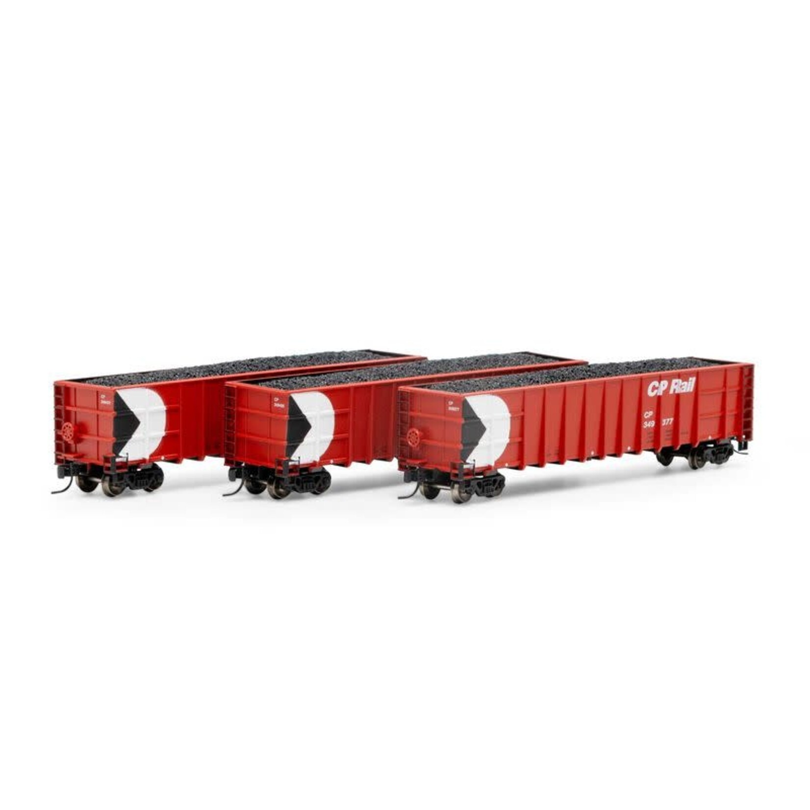 Athearn 3882 N Thrall High Side Gondola w/ Load CPR 3 - 3 Pack