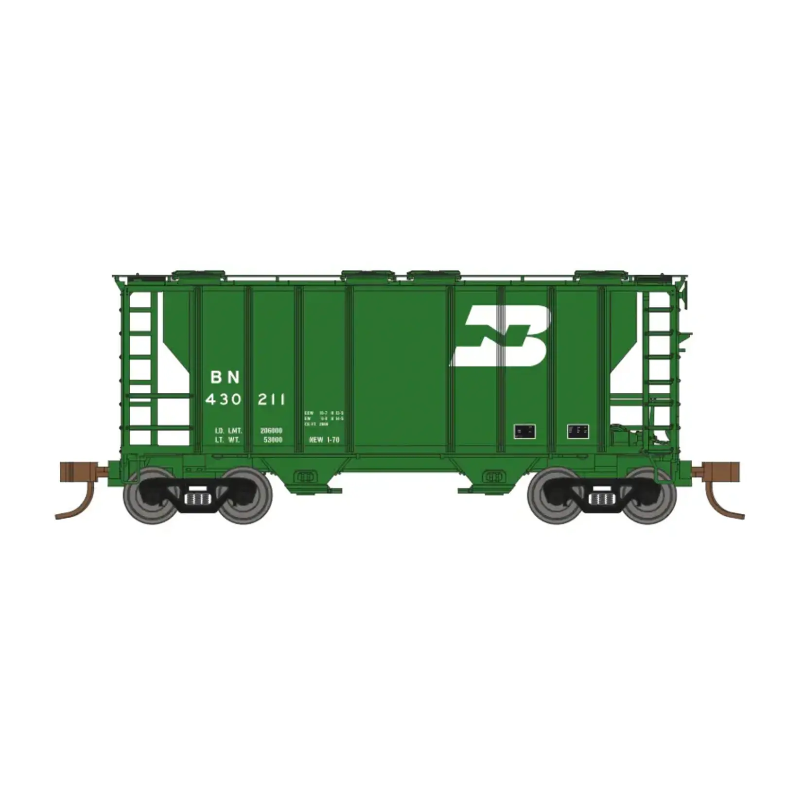 Athearn 17240 N PS-2 2600 Covered Hopper BN 430218
