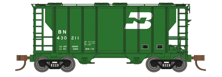 17240 N PS-2 2600 Covered Hopper BN 430218