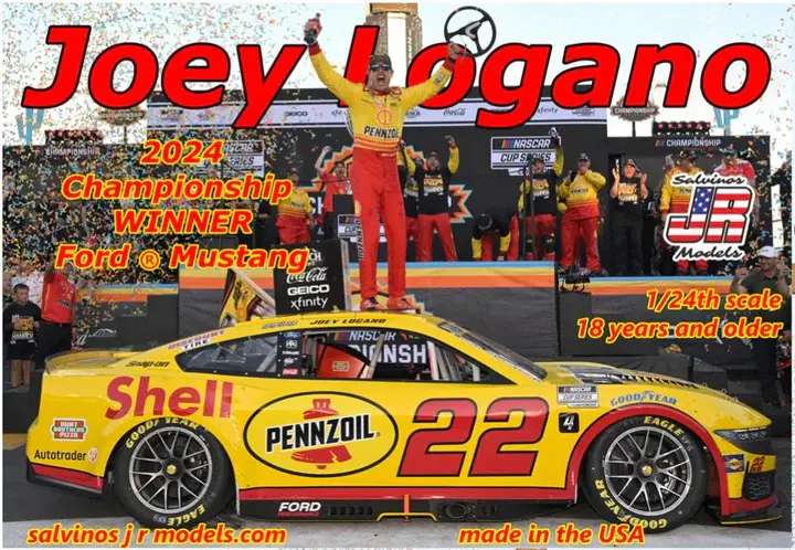 PF2024JLNC 1/24 Ford Mustang Joey Lagano 2024 Champ