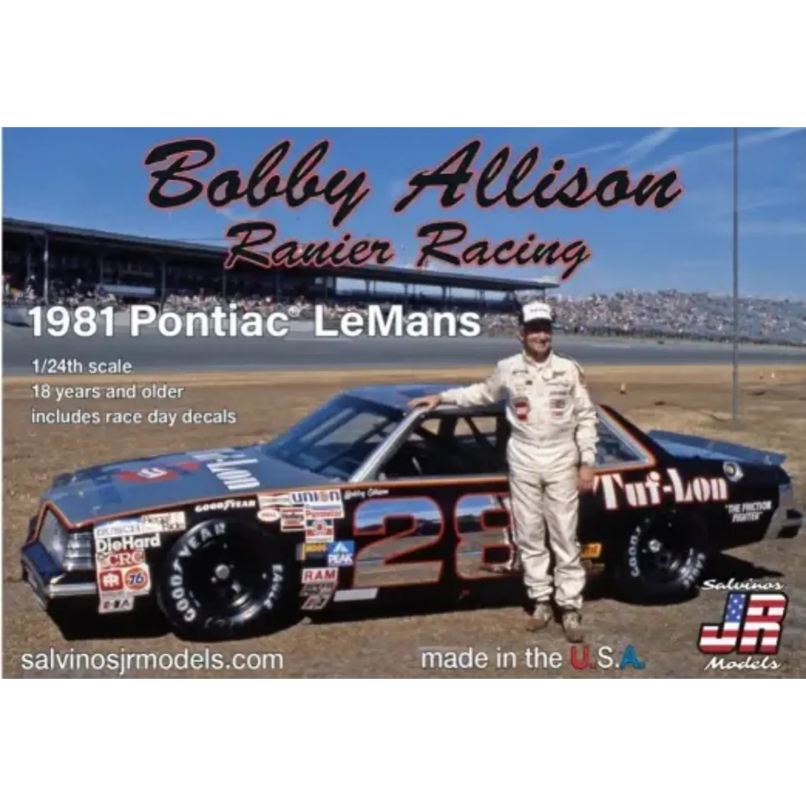 Salvinos 19814 1/24 Ranier Bobby Allison 1984 Pontiac Lemans