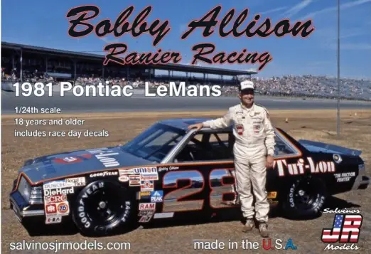 19814 1/24 Ranier Bobby Allison 1984 Pontiac Lemans