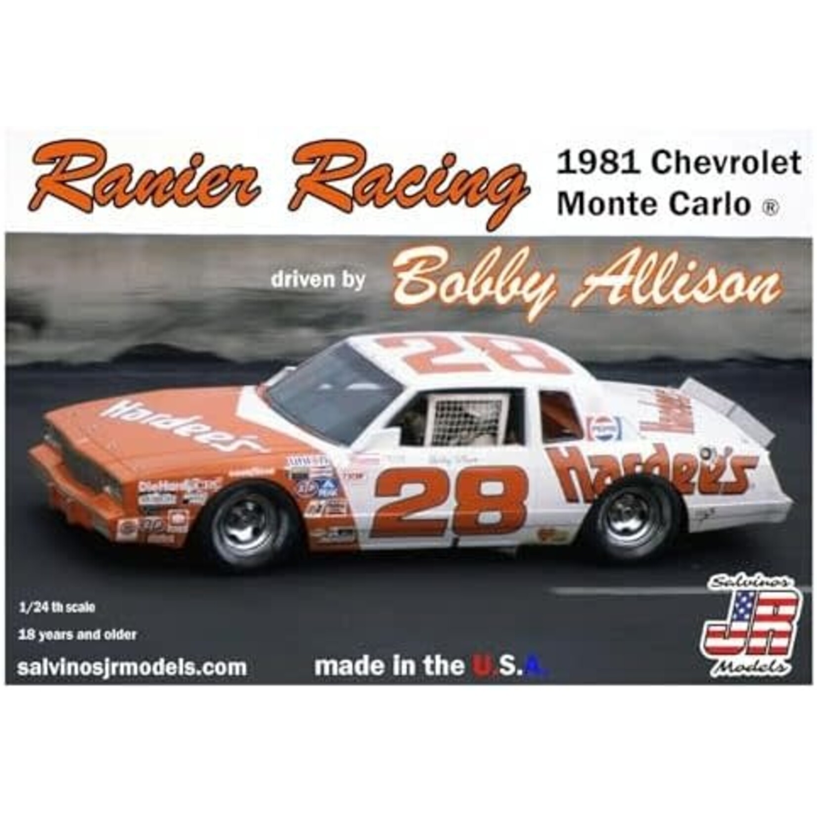 Salvinos 17627 1981 Hardee's Monte Carlo Bobby Allison 1:24
