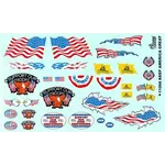 Gofer Racing 11068 US Flags & Banners Decals