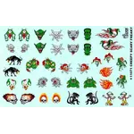 Gofer Racing 11071 Creepy Scary Freeky Heads/Figures Decals