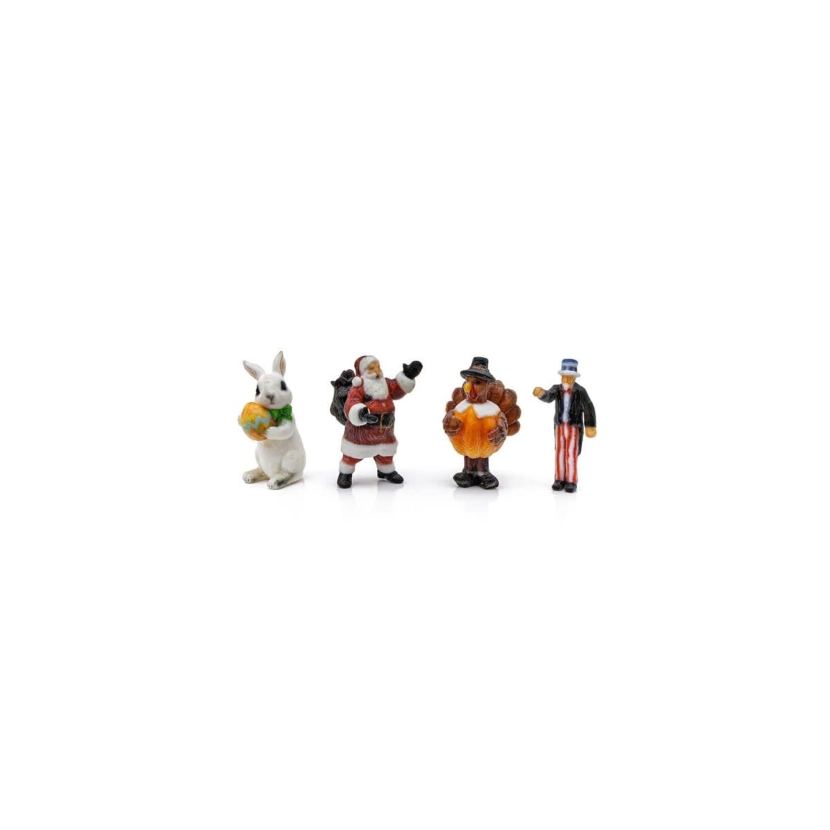 Woodland Scenics 2868 HO Holiday Find Me Figures - 4 Pack
