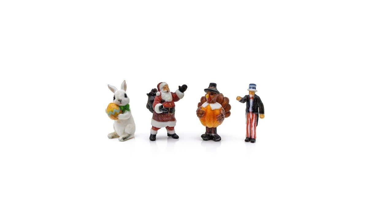 2868 HO Holiday Find Me Figures - 4 Pack