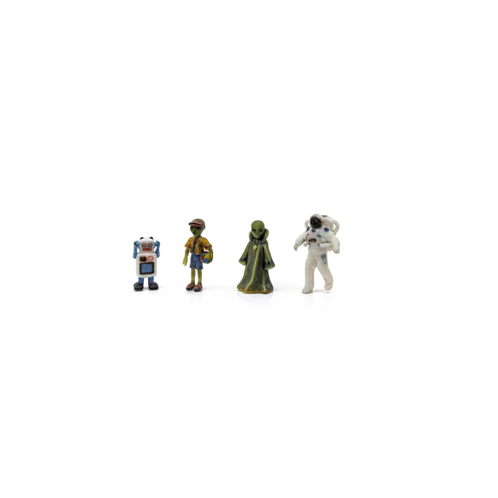 Woodland Scenics 2870 N Sci-Fi Find Me Figures - 4 Pack