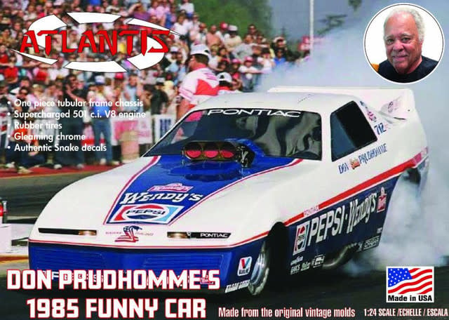 2711 1/24 Don Prudhomme Pepsi-Wendy's 1985 Pontiac Challenger Trans Am Funny Car