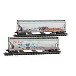 Micro Trains Line 98305106 N KCS Weathered 2 Pack
