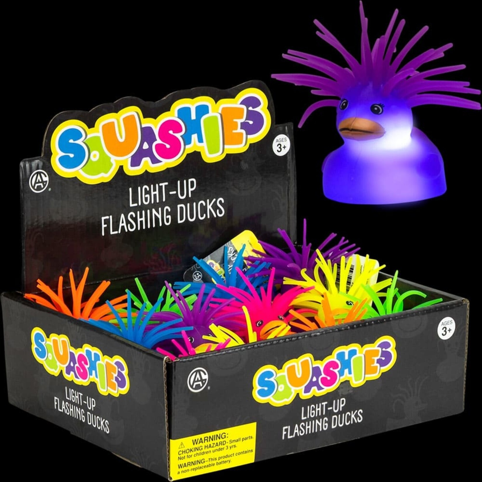 Light-Up Puffer Duck 2 in - Assorted