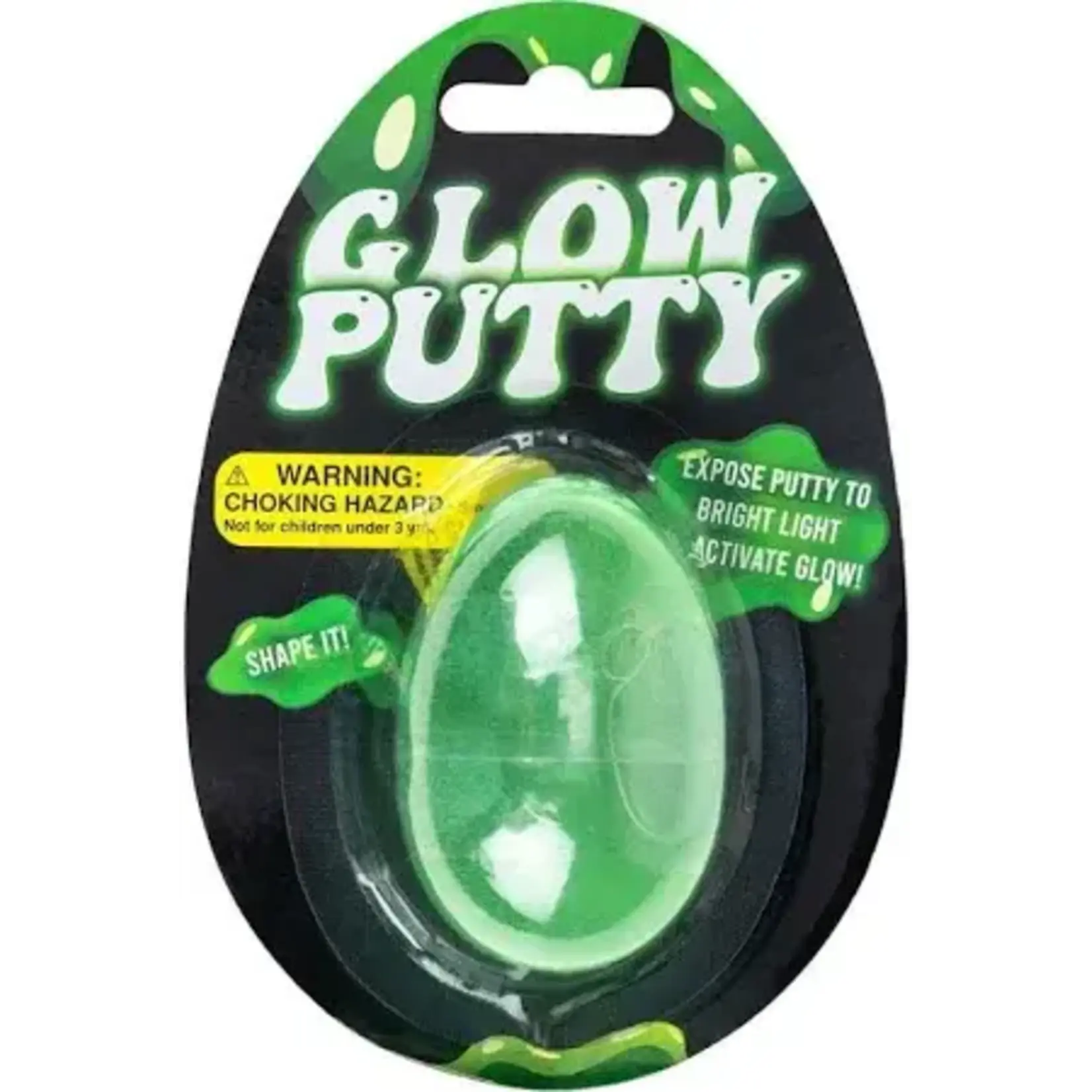 Glow Putty Egg 2.5in