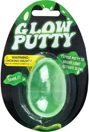 Glow Putty Egg 2.5in