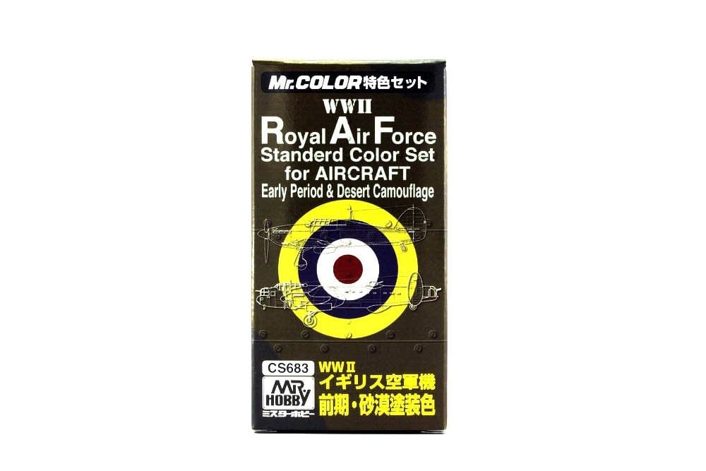 683 Mr. Color Set WWII RAF Aircraft Colors (Early Type)