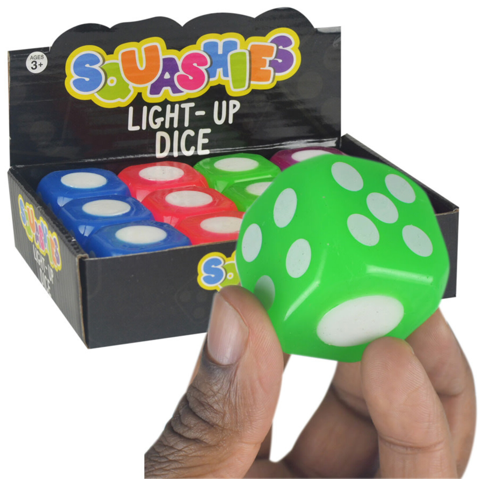 Light-Up Flashing Dice 1.25in