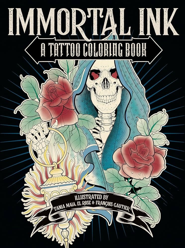 Immortal Ink Adult Coloring Book
