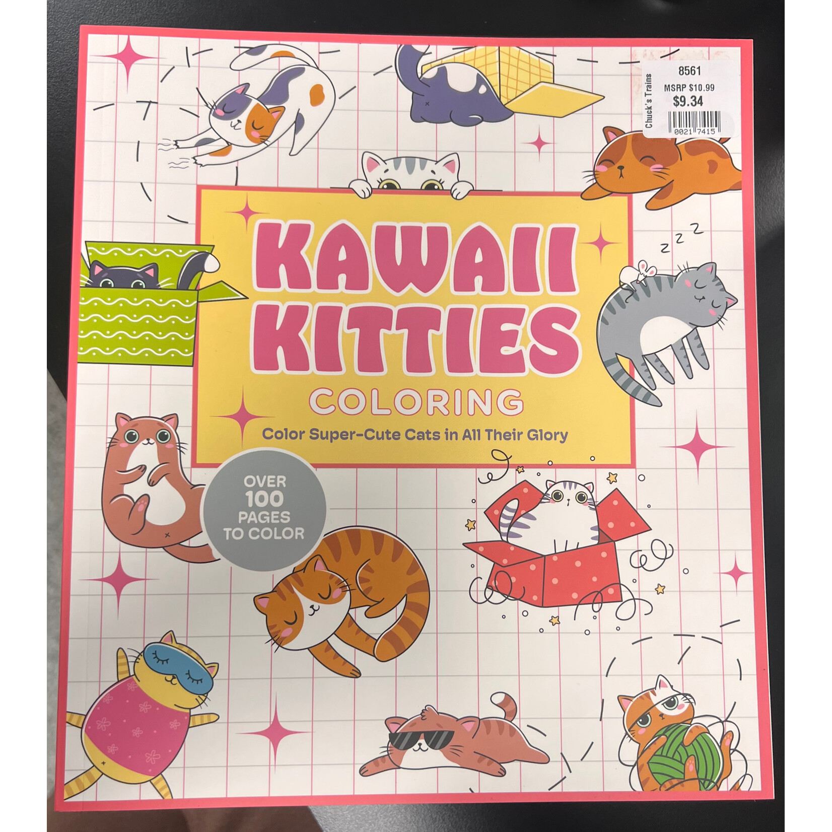 Kawaii Kitties Coloring Book